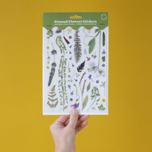 Load image into Gallery viewer, Pressed Flowers Sticker Sheet