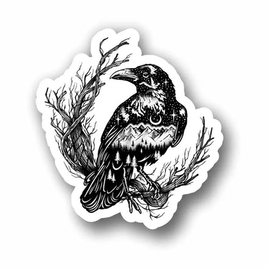 The Raven Animal Outdoor Bird Sticker