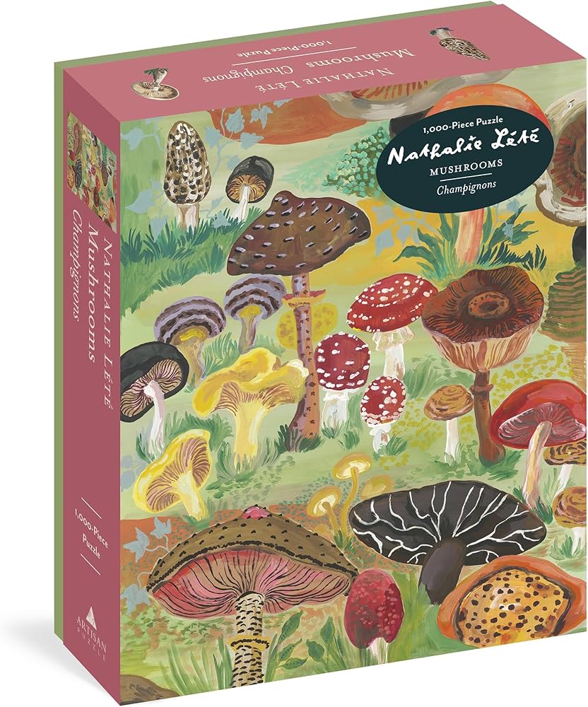 Nathalie Lete Mushrooms 1000 Piece Puzzle