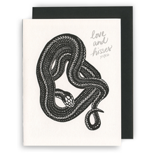 Load image into Gallery viewer, Darker Things - Snake LETTERPRESS CARD