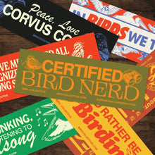 Load image into Gallery viewer, Bird Nerd Bumper Sticker