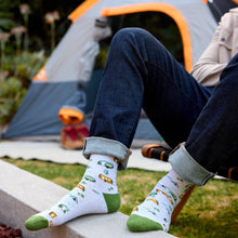 Load image into Gallery viewer, Socks that Protect National Parks (Green Campers): Medium