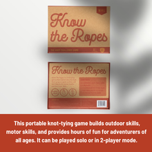 Load image into Gallery viewer, &quot;Know The Ropes&quot; Knot Challenge Game