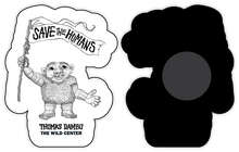 Load image into Gallery viewer, Recycled Wood Troll Magnet