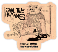 Load image into Gallery viewer, Recycled Wood Troll Stickers