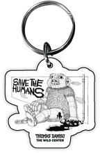 Load image into Gallery viewer, Recycled Wood Troll Keychain