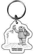 Recycled Wood Troll Keychain