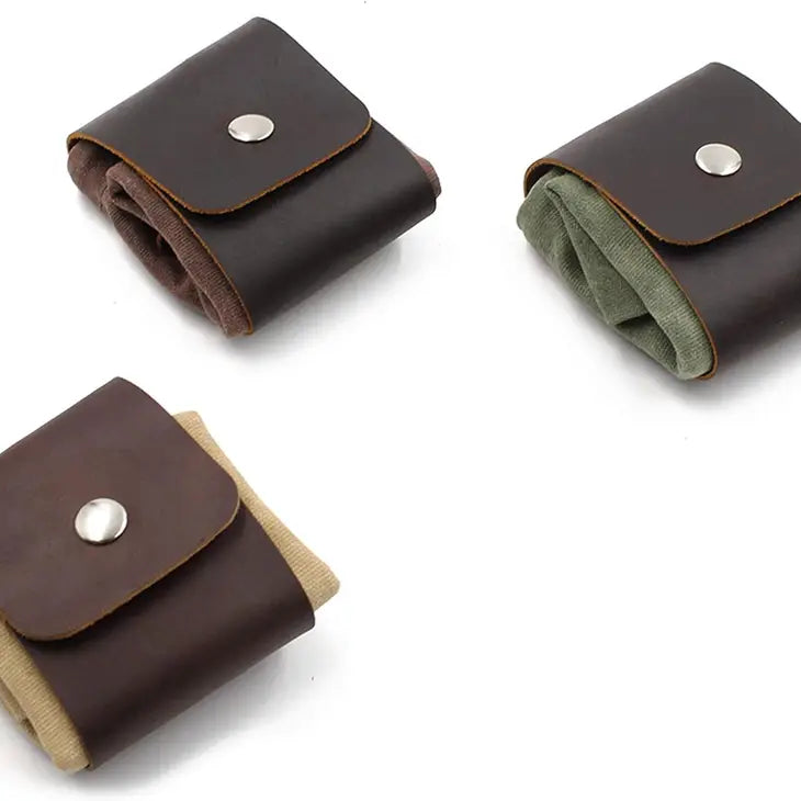 Leather Foraging Pouch