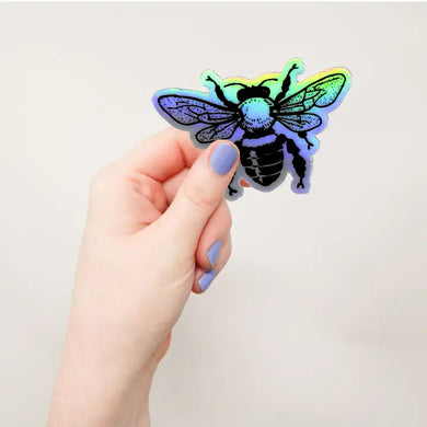 Holographic Bee Sticker