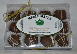 Chocolate Covered Maple Sugar Pieces