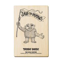 Load image into Gallery viewer, Troll Wooden Postcards