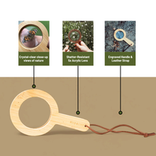Load image into Gallery viewer, EYE SPY Eco-Bamboo 5x Magnifying Glass
