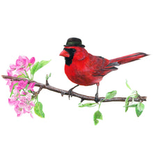 Load image into Gallery viewer, Northern Cardinal with Bowler