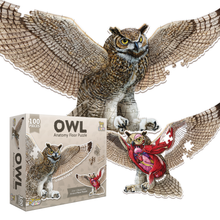 Load image into Gallery viewer, Turn N Learn: Owl Puzzle