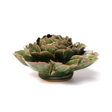Load image into Gallery viewer, Ceramic Flower Wall Art Green Cabbage Flower