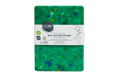 Recycled Plastic Cutting Board XS Green Confetti