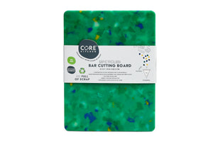Recycled Plastic Cutting Board XS Green Confetti
