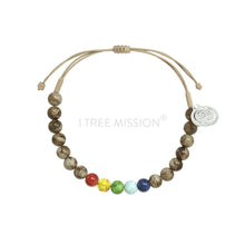 Load image into Gallery viewer, Tree Mission W/ Colored Beads Bracelet