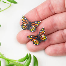 Load image into Gallery viewer, Butterfly Earrings - Monarch SM