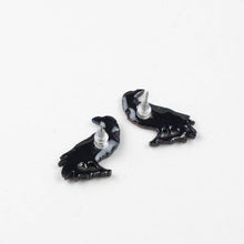 Load image into Gallery viewer, Raven Crow Earrings