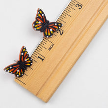 Load image into Gallery viewer, Butterfly Earrings - Monarch SM