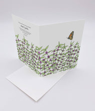 Load image into Gallery viewer, Callicarpa Americana and Monarch Butterfly, Botanical