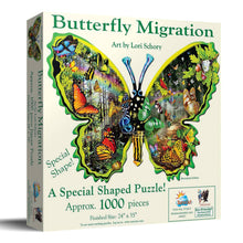 Load image into Gallery viewer, 0297 Butterfly Migration SHAPED Puzzle