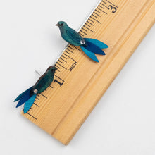 Load image into Gallery viewer, Blue Bird Earrings - SM