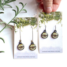 Load image into Gallery viewer, Monarch Butterfly Bronze Earring
