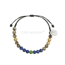 Load image into Gallery viewer, Tree Mission W/ Colored Beads Bracelet