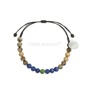 Tree Mission W/ Colored Beads Bracelet