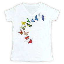 Load image into Gallery viewer, Butterfly Spectrum Women&#39;s V Neck