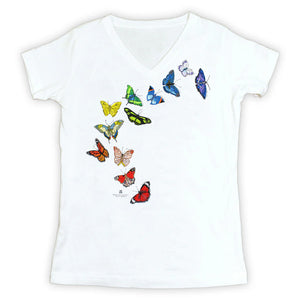 Butterfly Spectrum Women's V Neck