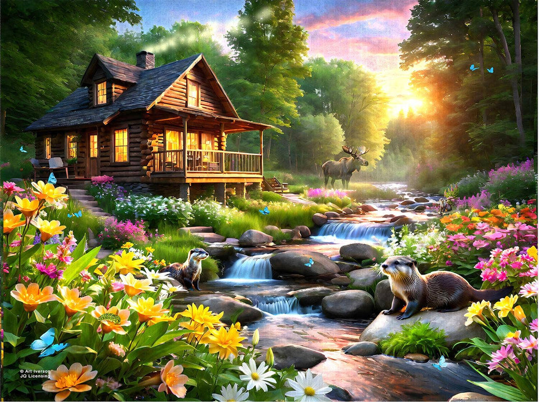 5282 Mountain Otter Stream 1000 pc Puzzle