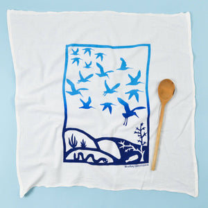 Flour Sack Dish Towel - Immigration/Migration