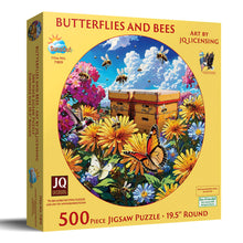 Load image into Gallery viewer, 5211 Butterflies and Bees 500 pc Puzzle