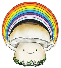 Load image into Gallery viewer, Porcini Mushroom Pride Sticker