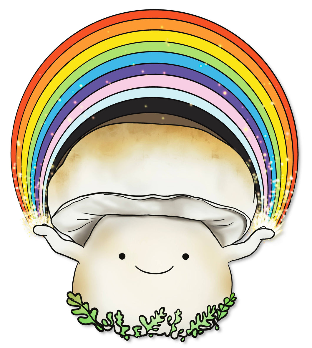 Porcini Mushroom Pride Sticker