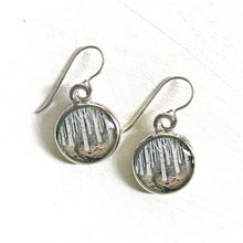 Load image into Gallery viewer, Birch Forest Silver Earring