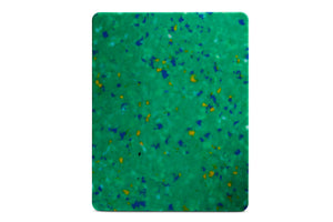 Recycled Plastic Cutting Board Medium Green Confetti