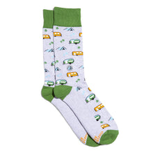 Load image into Gallery viewer, Socks that Protect National Parks (Green Campers): Medium