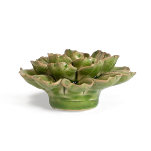 Ceramic Flower Olive Petunia