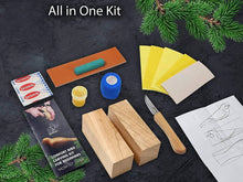 Load image into Gallery viewer, Comfort Bird Carving Kit-Complete Starter Whittling