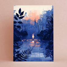 Load image into Gallery viewer, Sending you love and light | Sympathy Card