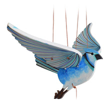 Load image into Gallery viewer, Blue Jay Flying Bird Mobile