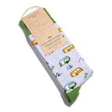 Load image into Gallery viewer, Socks that Protect National Parks (Green Campers): Medium