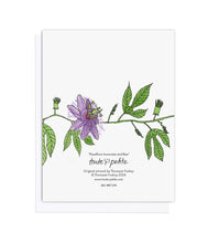 Load image into Gallery viewer, Passiflora Incarnata and Bee, Botanical