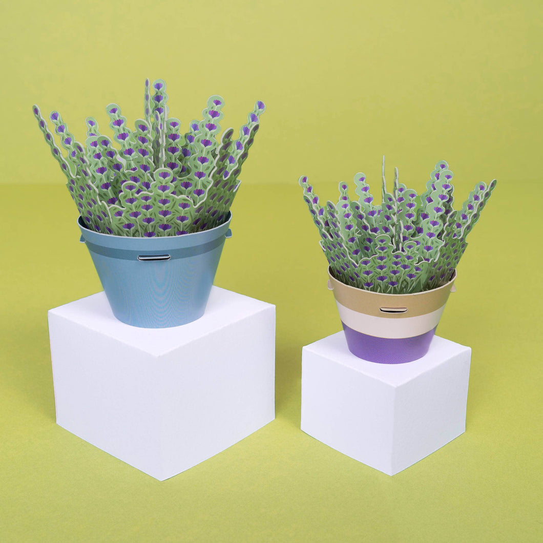 Make Your Own Mini Paper Lavender Plant