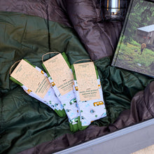 Load image into Gallery viewer, Socks that Protect National Parks (Green Campers): Medium