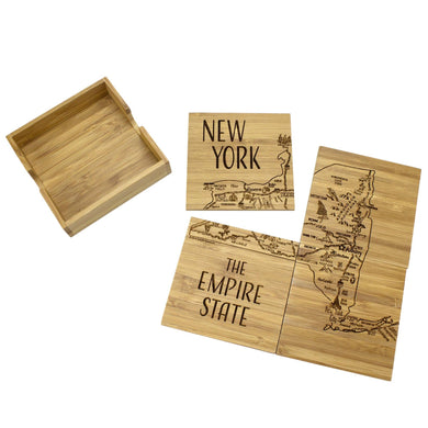 NY Puzzle Coaster Set/4